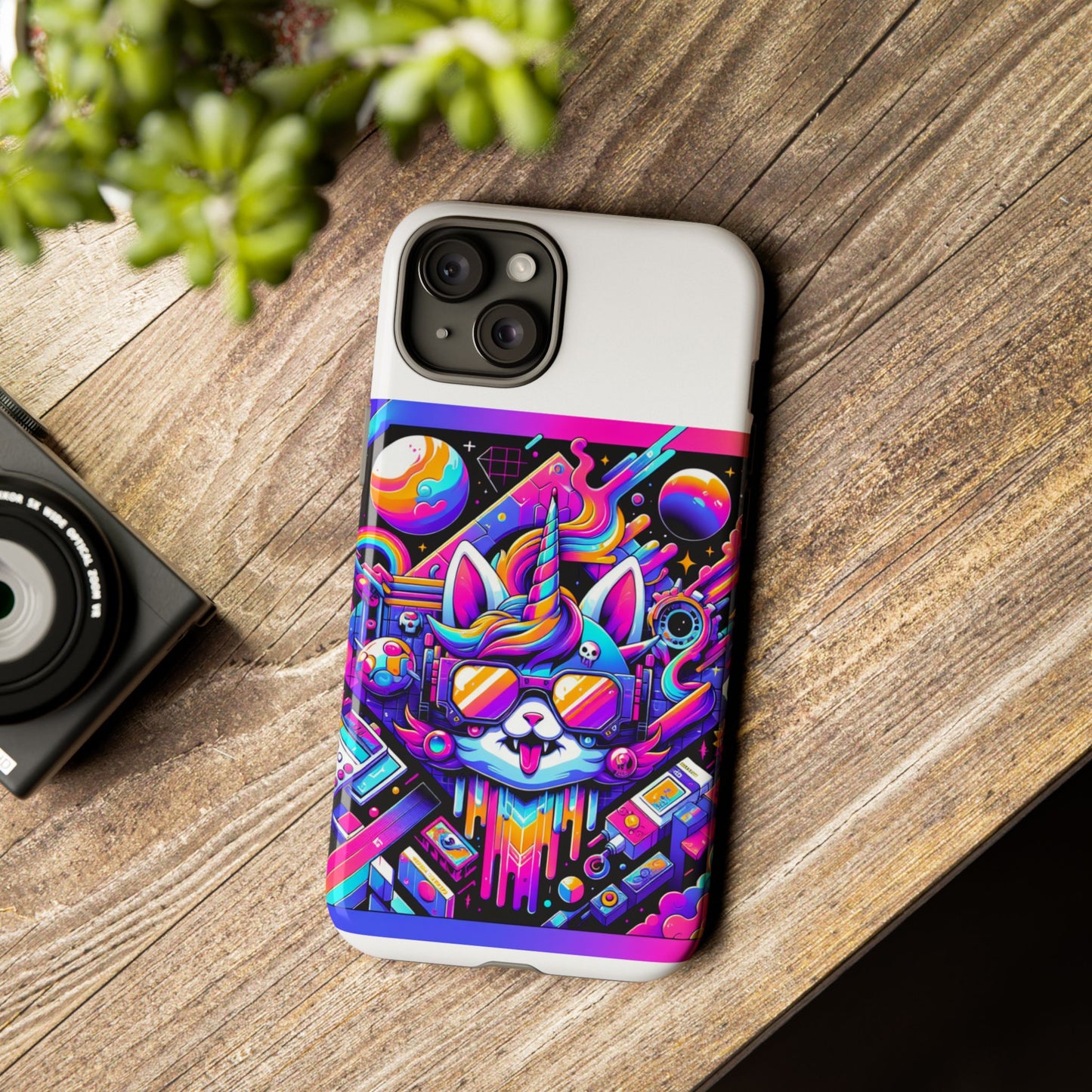 rizzed up and ready protective phone case for anime lovers