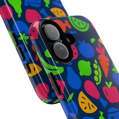 Vibrant 3D Fruit Pattern Protective Phone Case with Glossy Finish for Stylish Protection, Compatible with iPhone 13, 14, 15 & 16 – all models including Pro, Pro Max & Plus