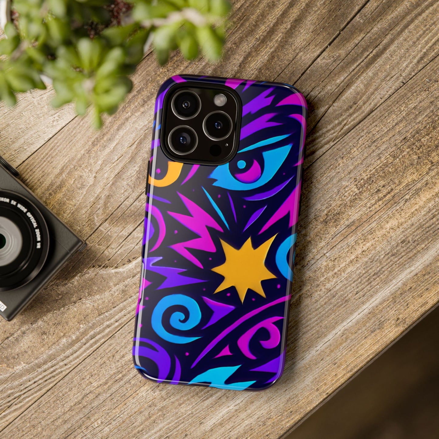 vibrant multicolour 3d wrap phone case for stylish protection and unique expression – compatible with iphone 13, 14, 15 & 16 – all models including pro, pro max & plus