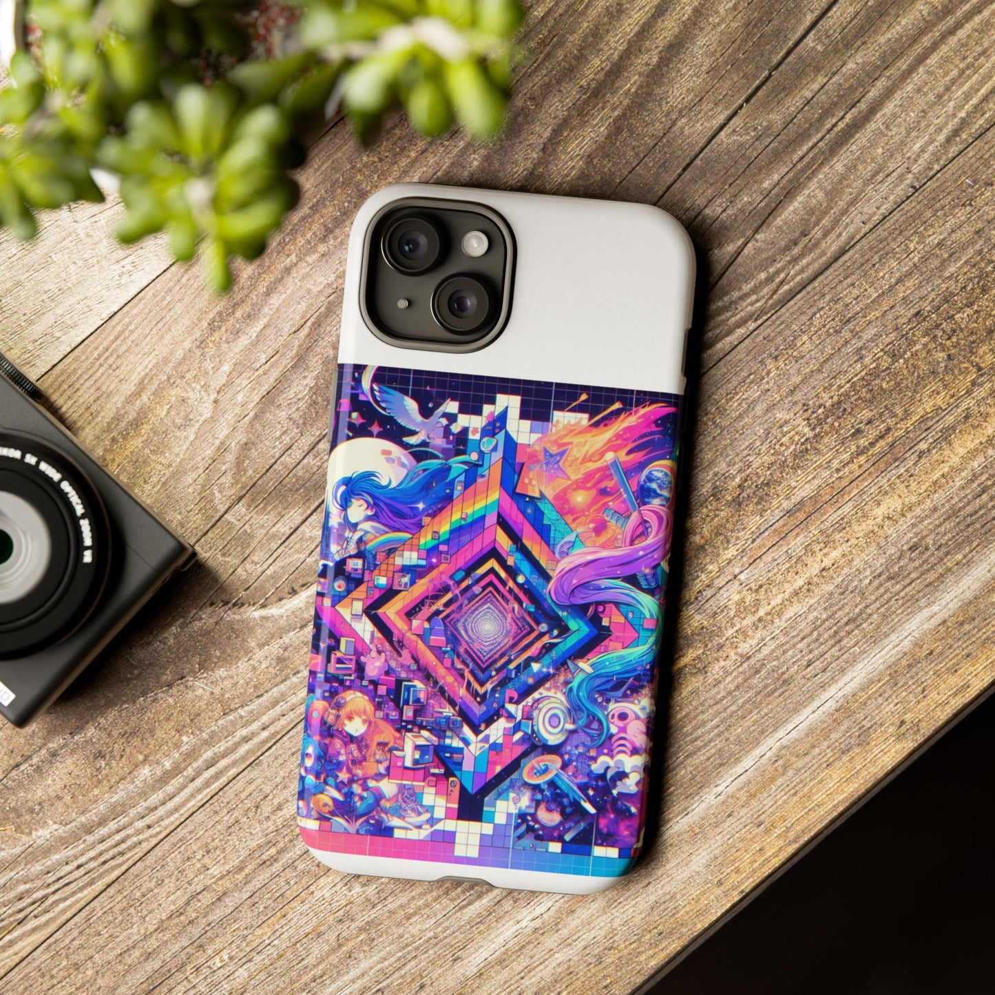 no cap just facts protective phone case for anime lovers