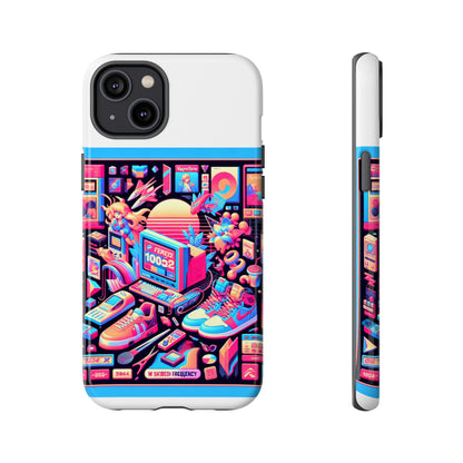 W Skibidi Frequency 3D Wrap Protective Phone Case for Anime Lovers, Durable TPU Silicone, Shock Absorbing, UV Protected, Glossy or Matte Finish, Unique Gift Idea