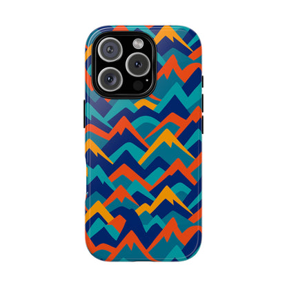Vibrant 3D Mountain Design Protective Phone Case – Stylish and Durable Cover Compatible with iPhone 13, 14, 15 & 16 – All Models Including Pro, Pro Max & Plus