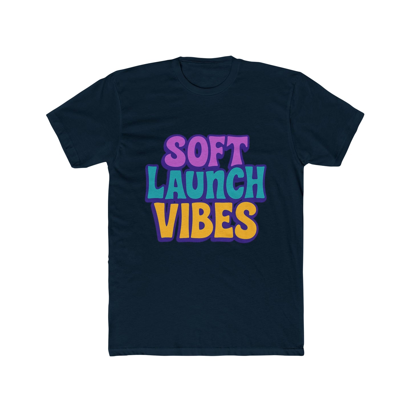 soft launch vibes unisex t-shirt - aesthetic purple tee for casual style, everyday comfort, and unique fashion statements