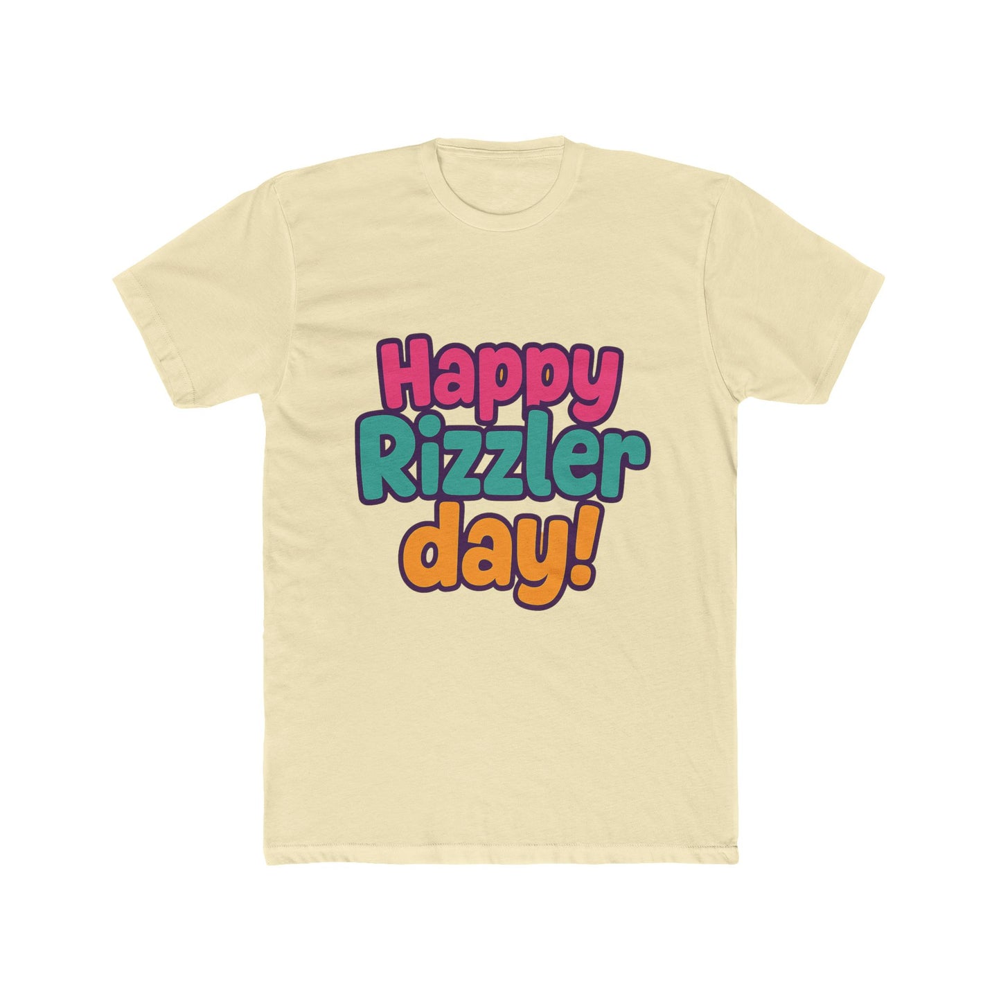 celebrate happy rizzler day with our multicolor unisex t-shirt – perfect gift for any occasion, comfortable fit