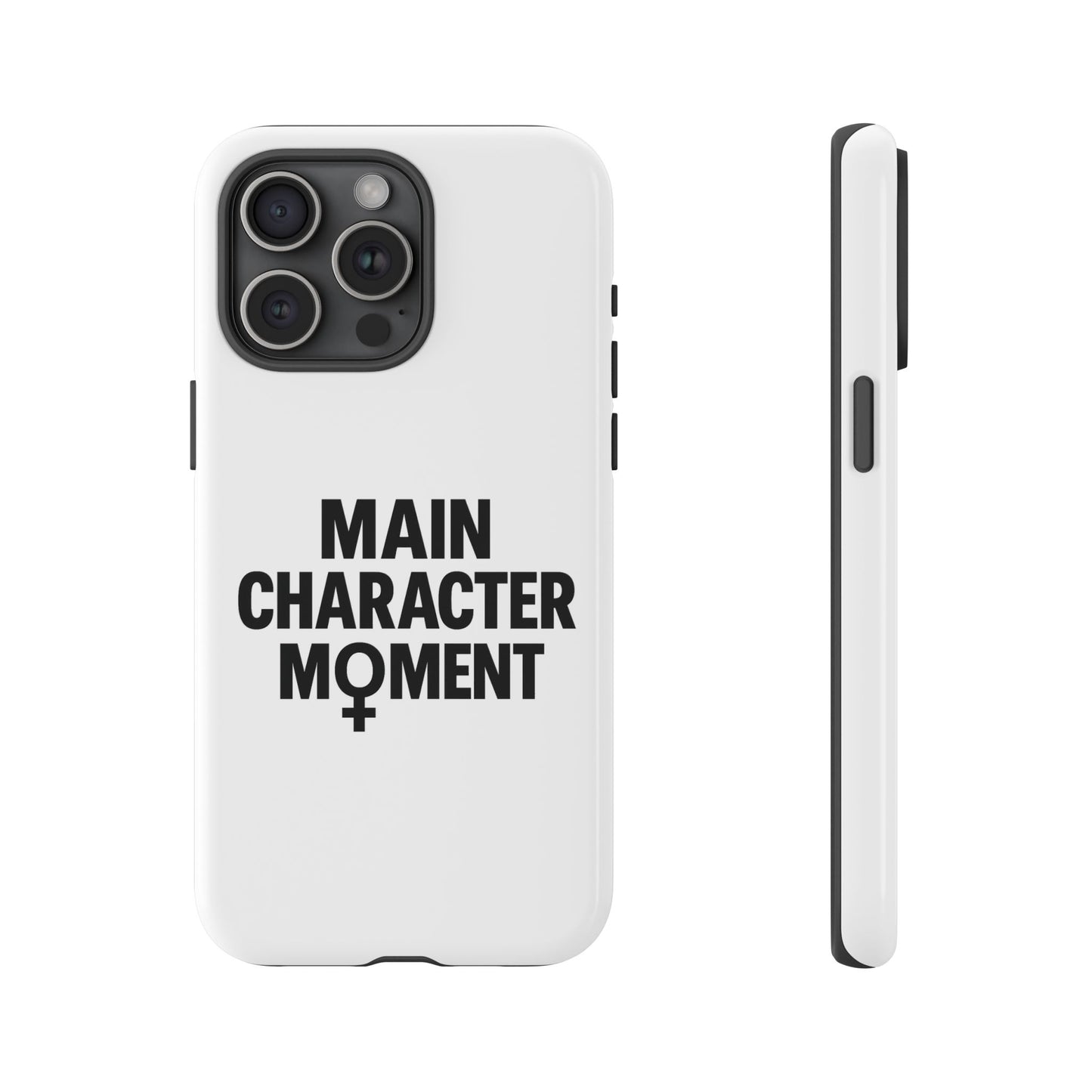 main character moment phone case - tough, trendy protection