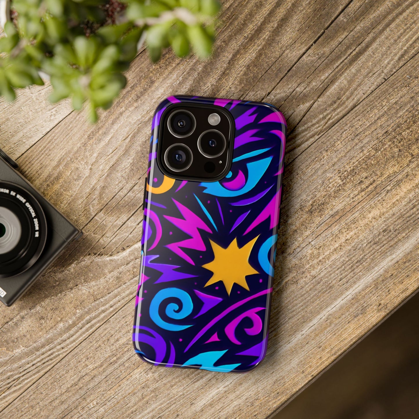 vibrant multicolour 3d wrap phone case for stylish protection and unique expression – compatible with iphone 13, 14, 15 & 16 – all models including pro, pro max & plus