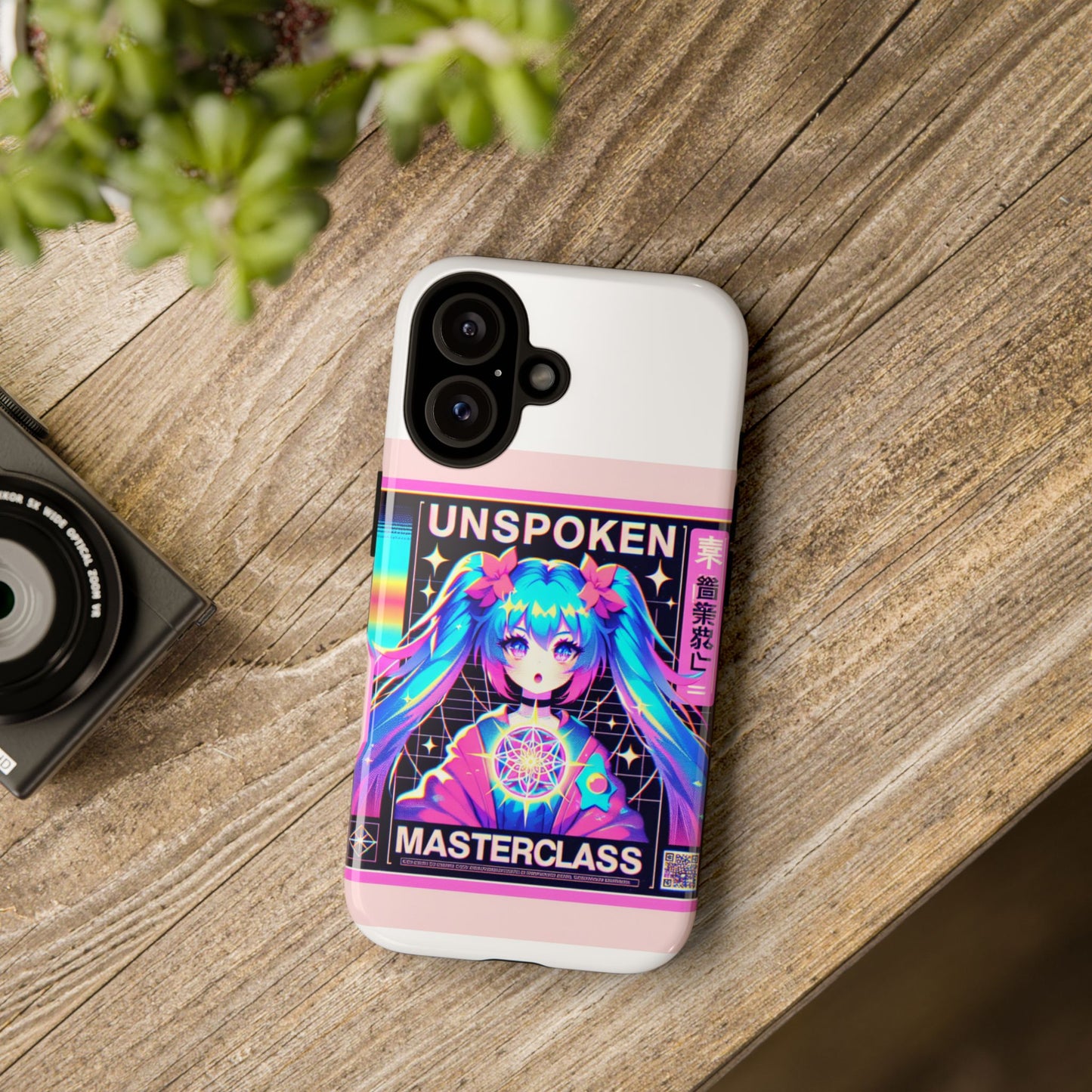 unspoken riz masterclass 3d protective phone case for anime lovers