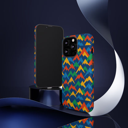Vibrant 3D Mountain Design Phone Case for Stylish Protection – Unique Accessory Compatible with iPhone 13, 14, 15 & 16 – all models including Pro, Pro Max & Plus