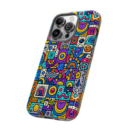 Pattern Image 8 Vibrant Anime Comic Style Phone Case for Smartphones Compatible with iPhone 13, 14, 15 & 16 – All Models Including Pro, Pro Max & Plus