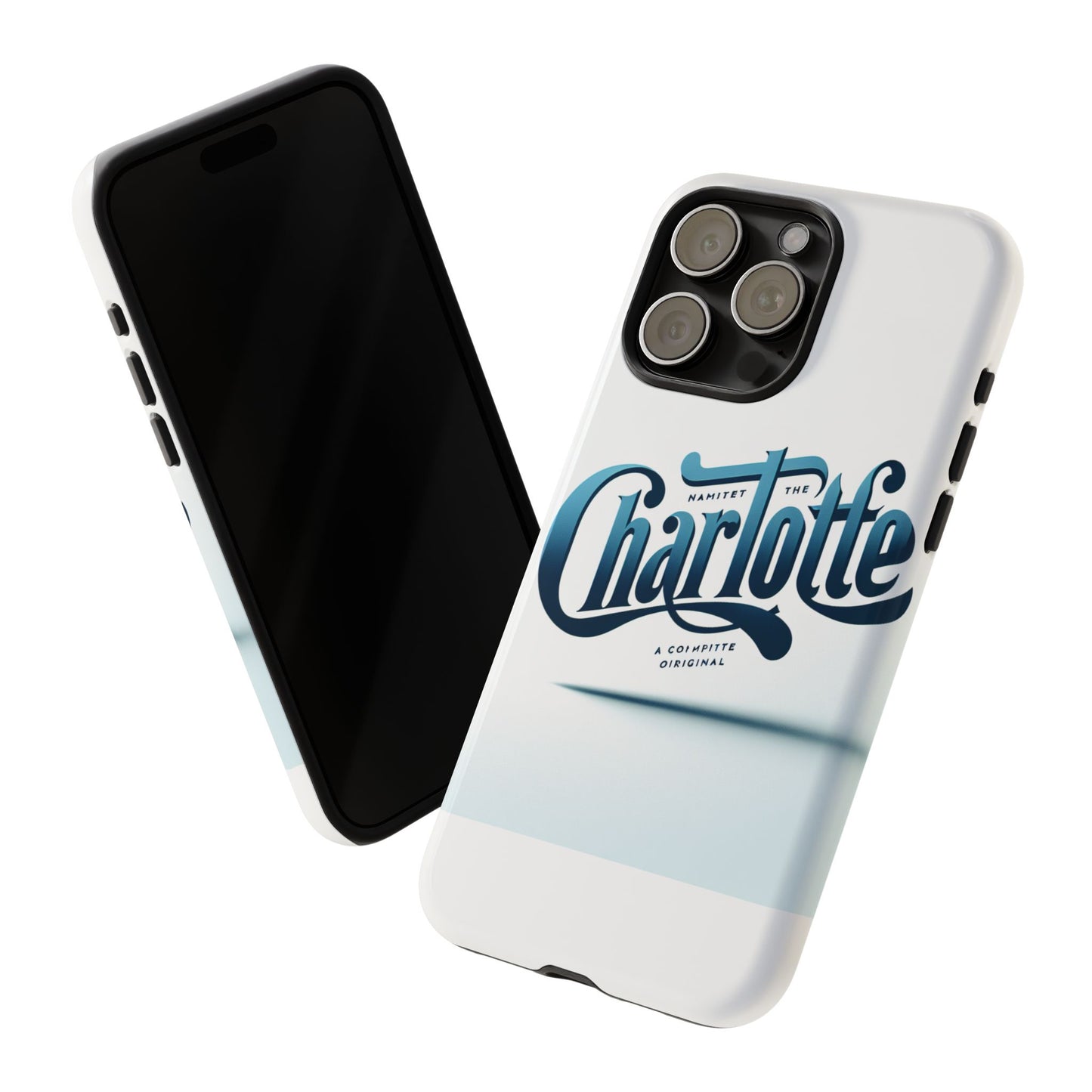 vibrant 3d wrap protective phone case in blue typography design for stylish smartphone accessories compatible with iphone 13, 14, 15 & 16 – all models including pro, pro max & plus