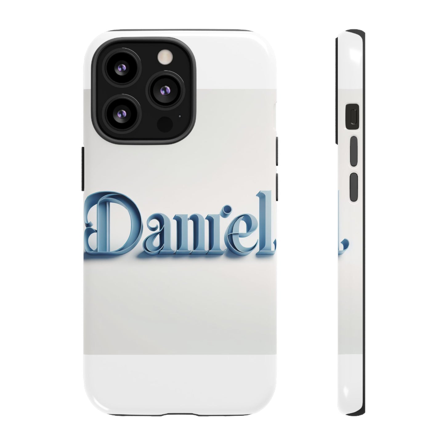 vibrant 3d wrap protective phone case in blue lettering stylish design for unique accessory lovers compatible with iphone 13, 14, 15 & 16 – all models including pro, pro max & plus
