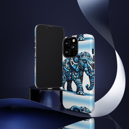 Blue Animal Create 4 3D Wrap Protective Phone Case for Smartphones with Vibrant Anime and Comic Inspired Design Durable Shock Absorption and UV Protection