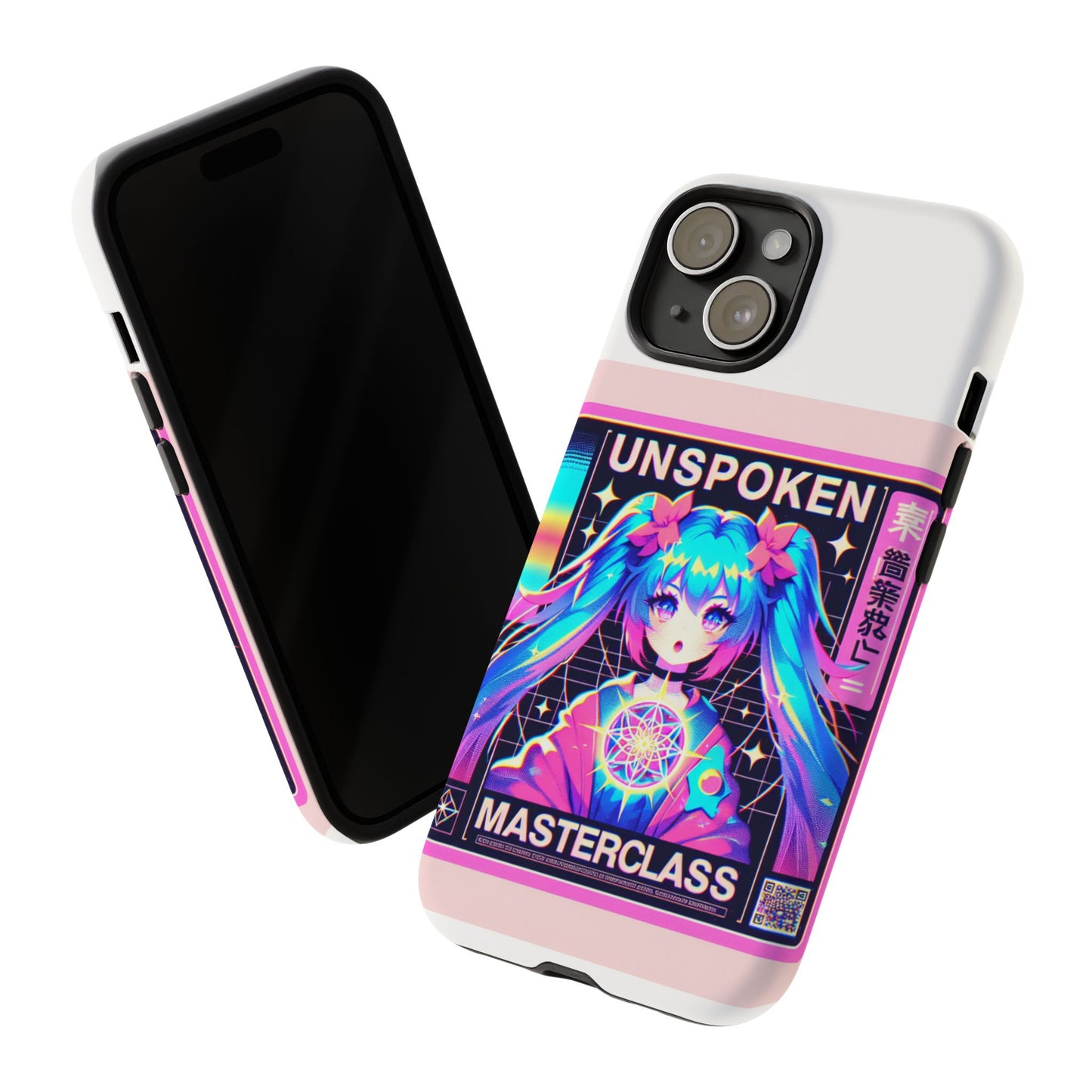 unspoken riz masterclass protective phone case, 3d wrap design, durable shock absorption, uv protected, ideal gift for anime and comic fans, glossy or matte finish