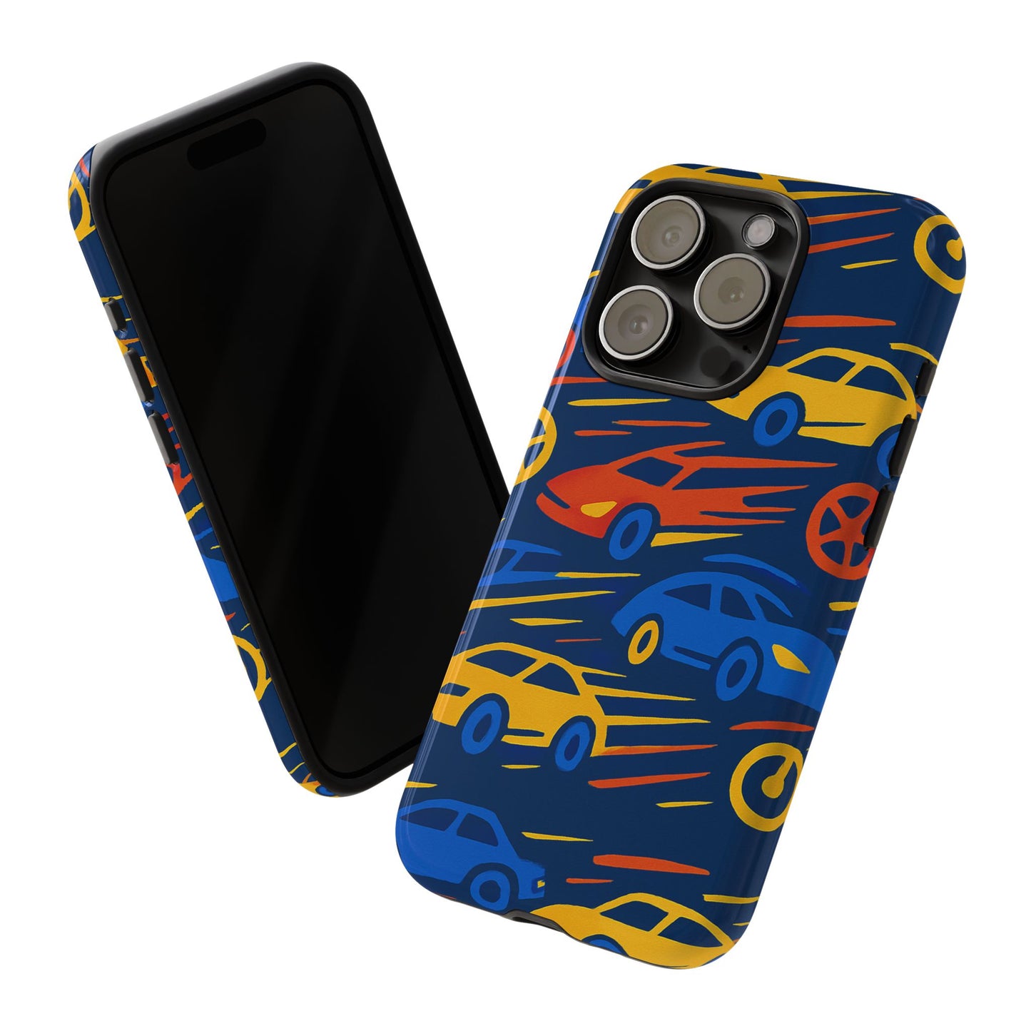 vibrant 3d car design protective phone case for smartphones stylish accessory for expressive individuals compatible with iphone 13, 14, 15 & 16 – all models including pro, pro max & plus