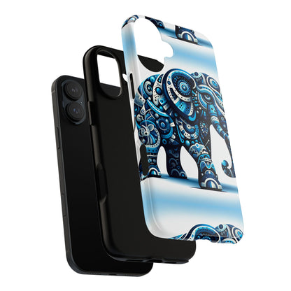 Blue Animal Create 4 3D Wrap Protective Phone Case for Smartphones with Vibrant Anime and Comic Inspired Design Durable Shock Absorption and UV Protection