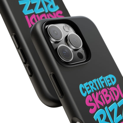 Certified Skibidi Rizz Phone Case - Tough & Trendy Smartphone Protector for Ultimate Style and Durability