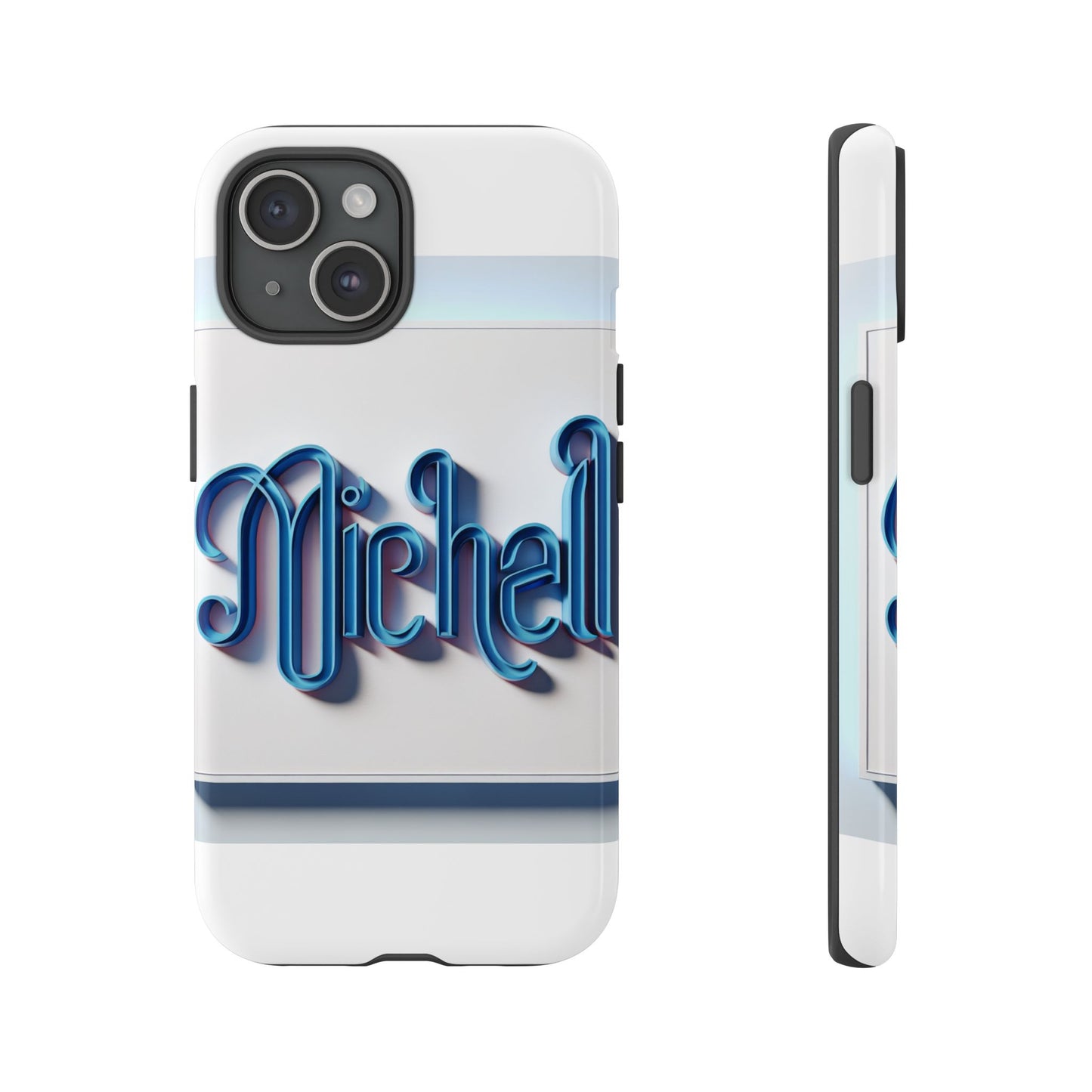 vibrant 3d glossy phone case in retro blue design stylish protection accessory compatible with iphone 13, 14, 15 & 16 – all models including pro, pro max & plus