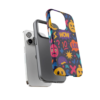 Vibrant 3D Emoji Phone Case with Fun Multicolour Design for Stylish Protection Compatible with iPhone 13, 14, 15 & 16 – All Models Including Pro, Pro Max & Plus