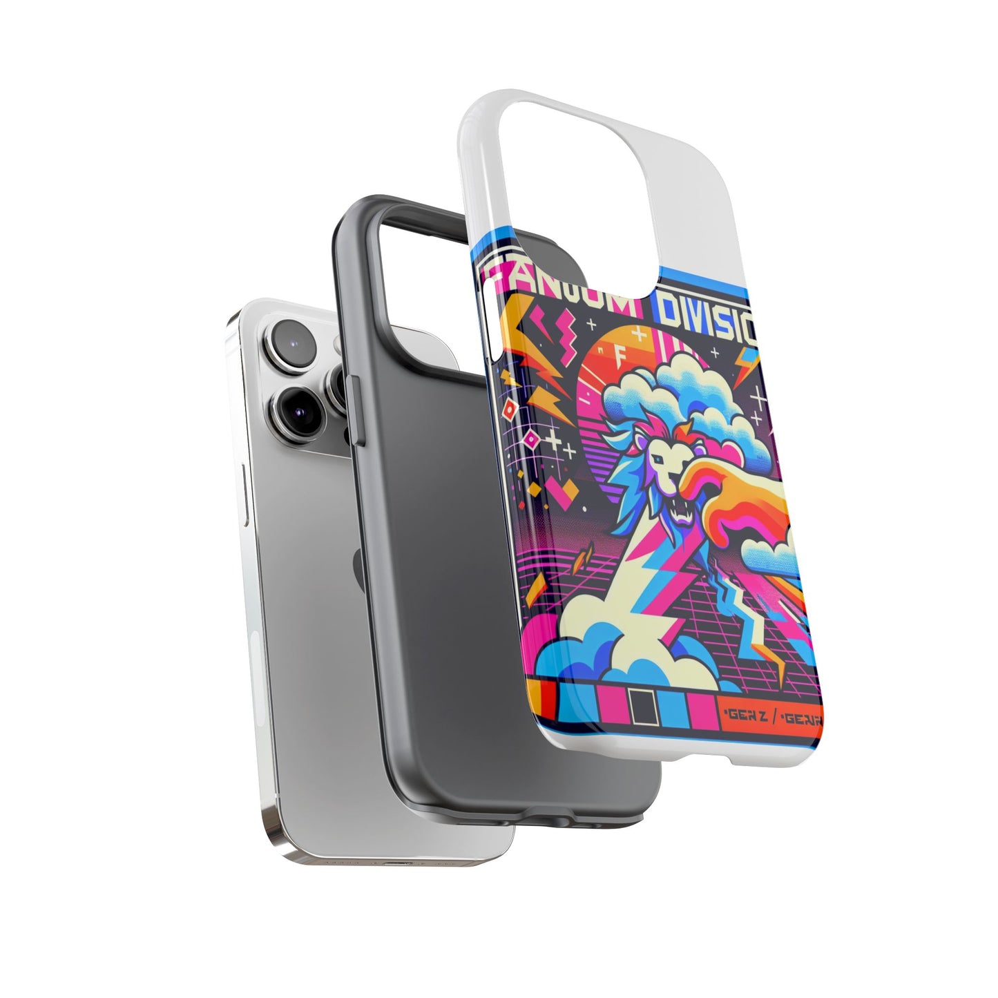 fanum irs division protective phone case with 3d wrap design, uv protected, durable shock absorption, ideal gift for anime and comic culture fans