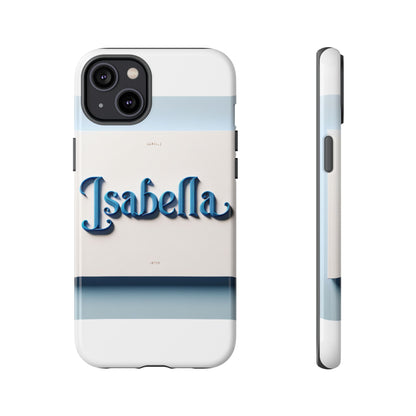 Vibrant 3D Blue Alphabet Design Protective Phone Case Stylish Accessory for Men and Women Unique Phone Cover Compatible with iPhone 13, 14, 15 & 16 – all models including Pro, Pro Max & Plus