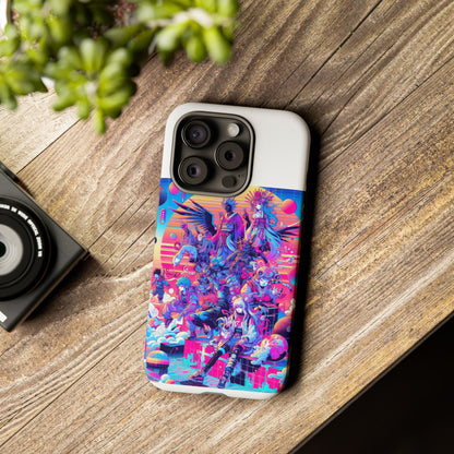 Zero Npc Energy Vibrant 3D Protective Phone Case for Anime Lovers