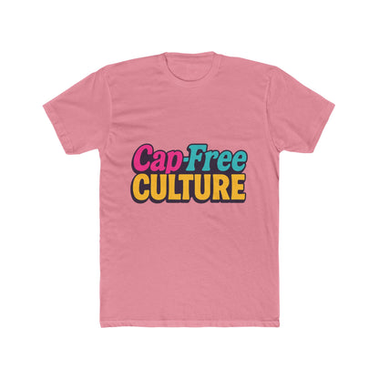 Cap-Free Culture Multicolor Unisex T-Shirt – Vibrant Alphabet Graphic Tee for Casual Wear, Comfortable All-Day Fit