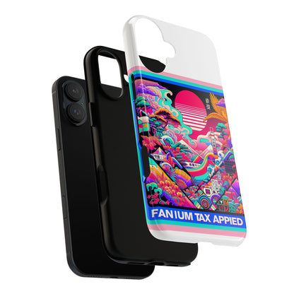 Fanum Tax Applied Protective Phone Case, 3D Wrap Design, Durable Silicone Liner, UV Protected, Shock Absorbing, Fun Anime and Comic Style, Ideal Gift for Tech Enthusiasts