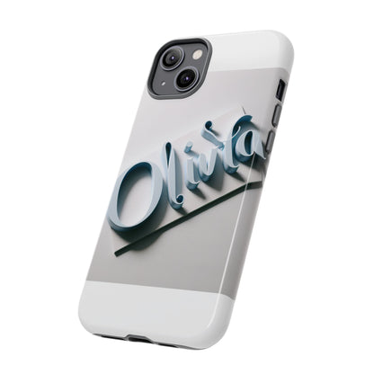 Vibrant 3D Blue Name Phone Case for Stylish Protection – Unique Accessory for Self-Expression Compatible with iPhone 13, 14, 15 & 16 – all models including Pro, Pro Max & Plus