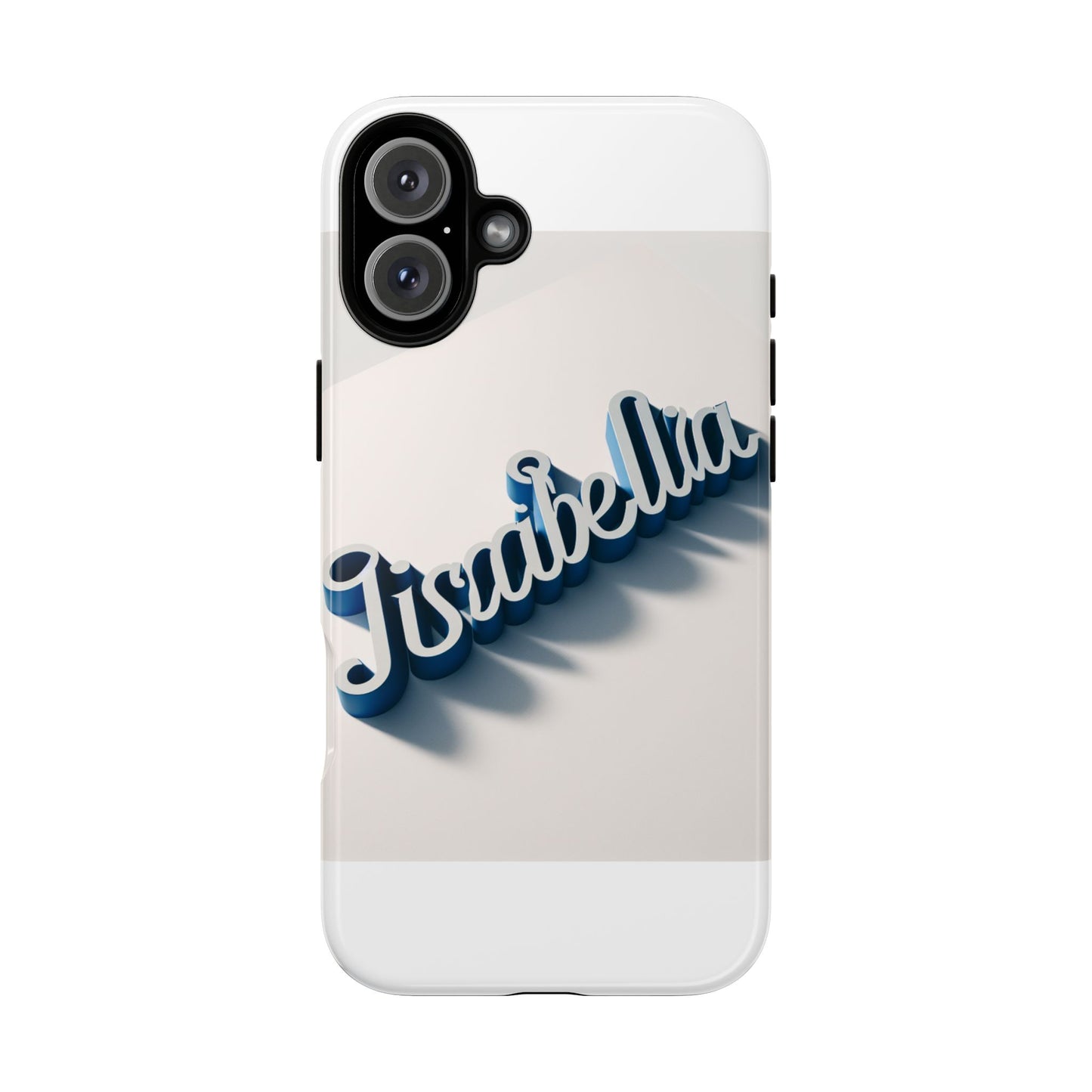 vibrant 3d alphabet design protective phone case in blue for unique style and self-expression compatible with iphone 13, 14, 15 & 16 – all models including pro, pro max & plus