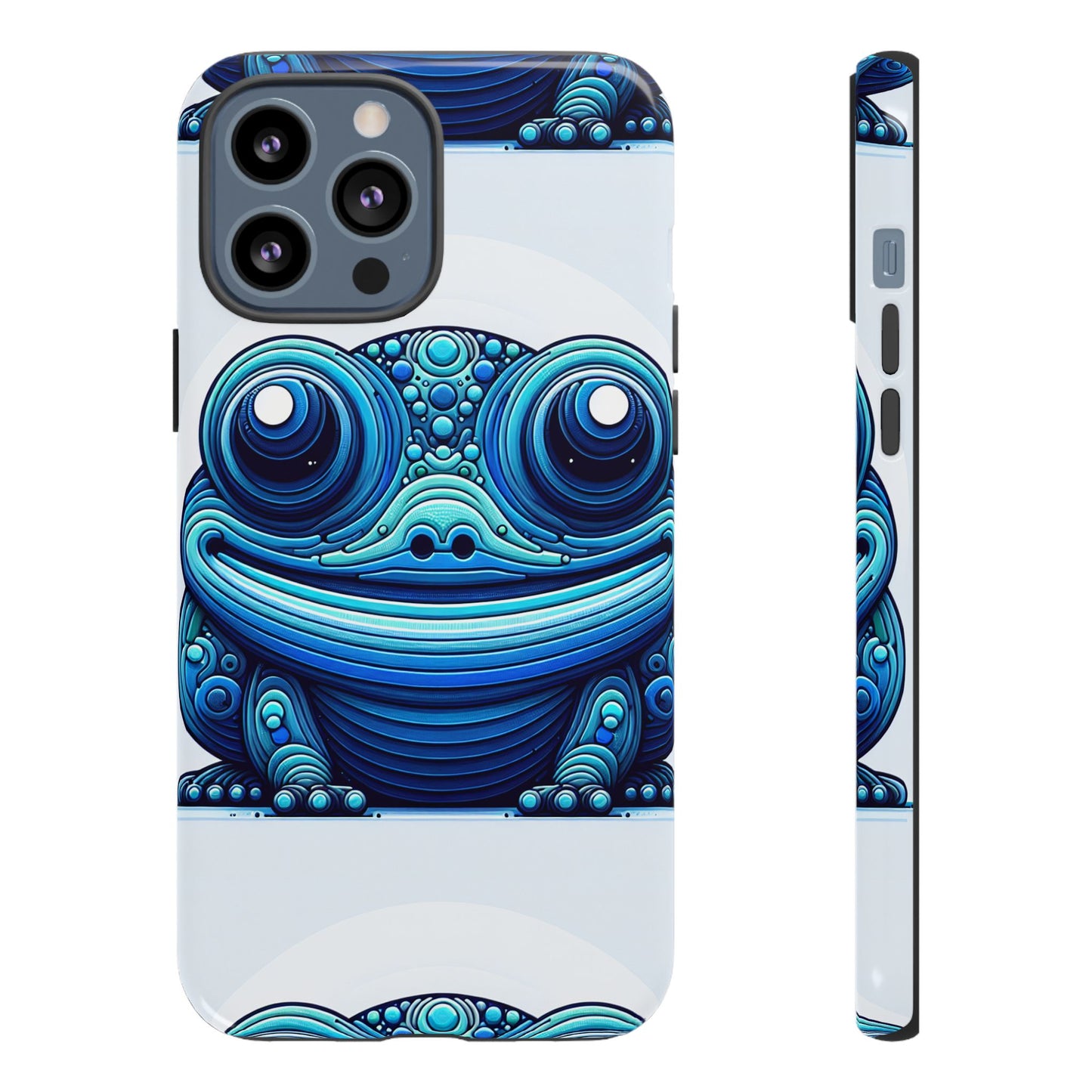 cool blue animal create 4 3d wrap protective phone case for smartphones with vibrant animal design and shock absorption