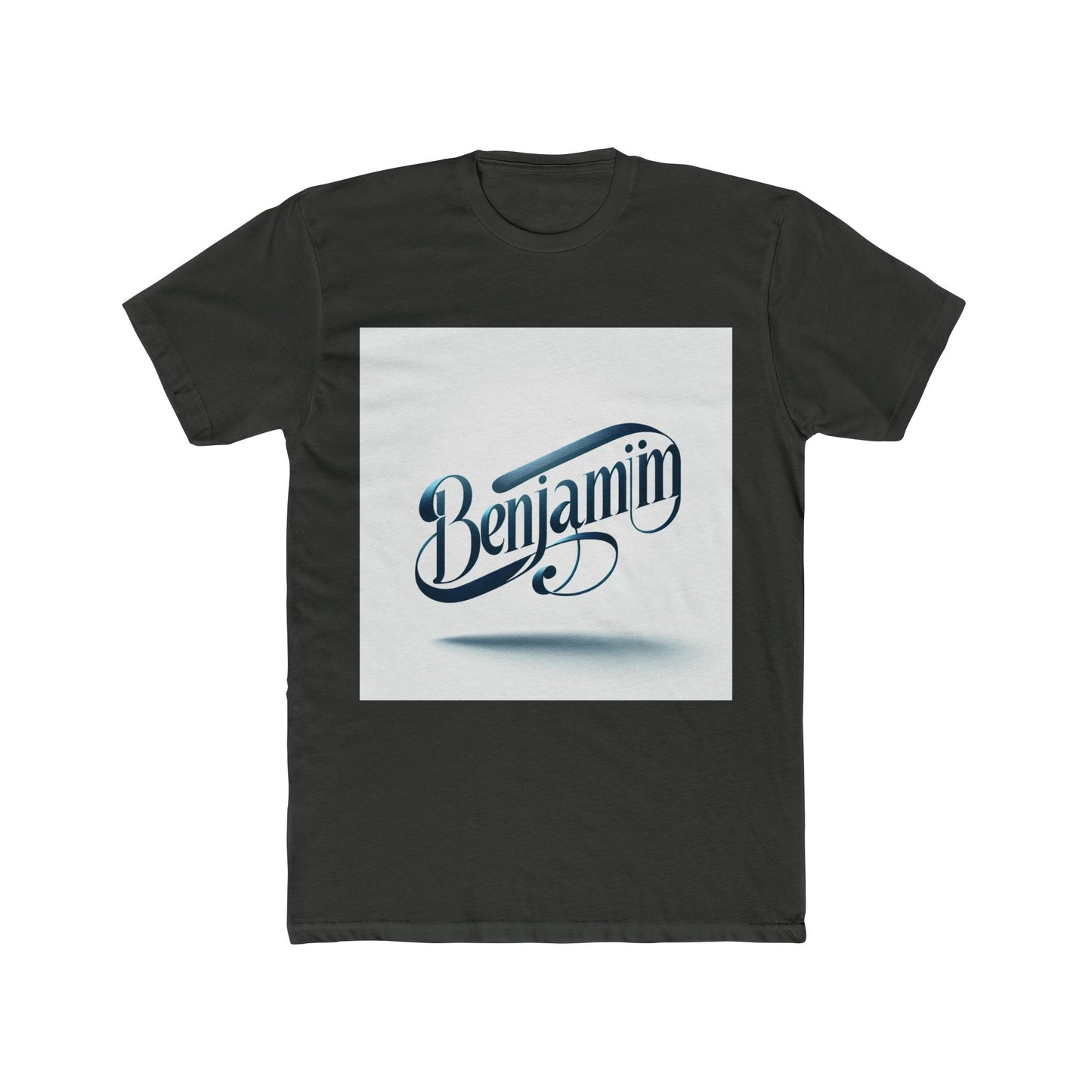 alphabet blue unisex t-shirt – comfortable premium cotton graphic tee for casual wear