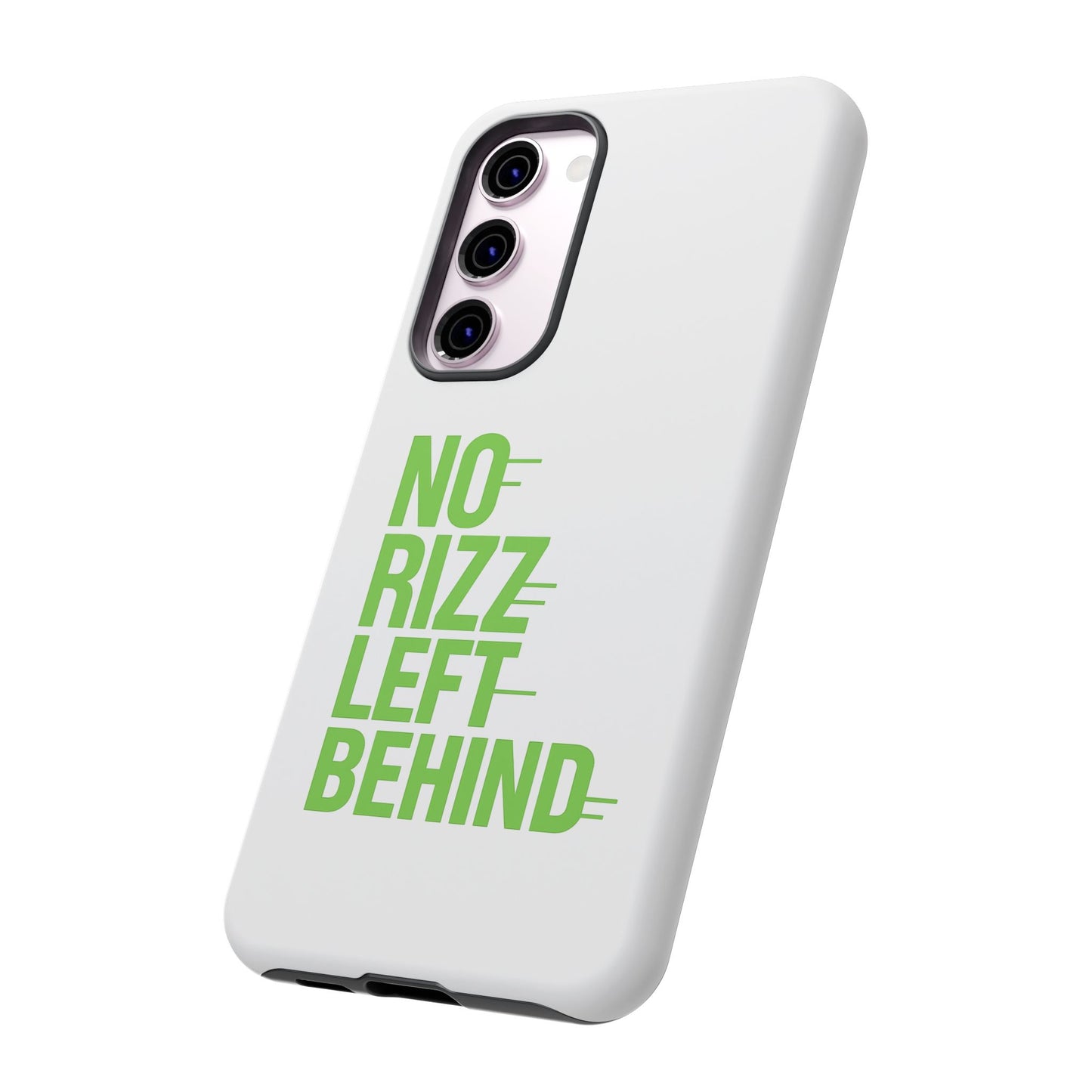 copy of tough cases - no rizz left behind phone case for ultimate protection and style, impact-resistant, dual layer, vibrant design, perfect gift for adults
