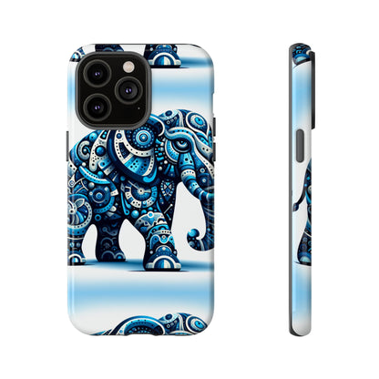Blue Animal Create 4 3D Wrap Protective Phone Case for Smartphones with Vibrant Anime and Comic Inspired Design Durable Shock Absorption and UV Protection