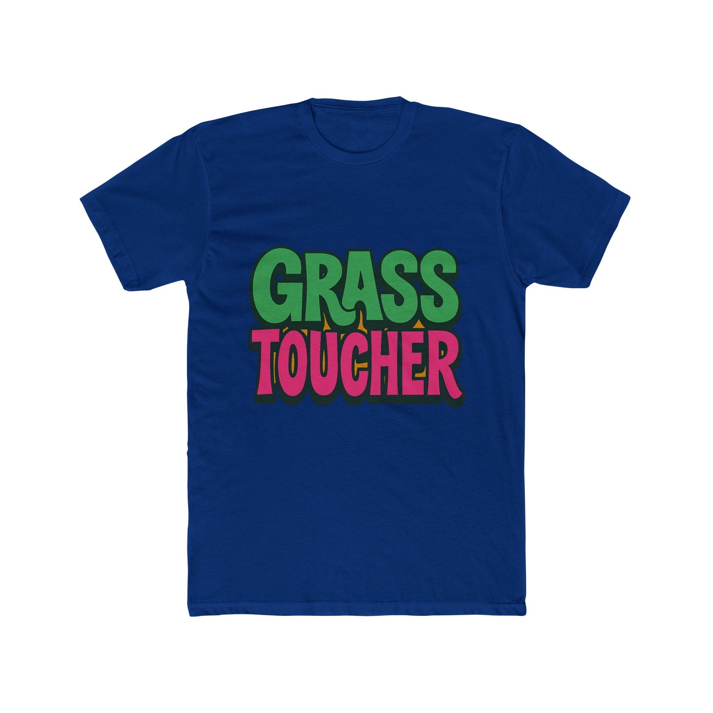 grass toucher unisex t-shirt - funny meme shirt - casual green tee for men and women - perfect gift for meme lovers
