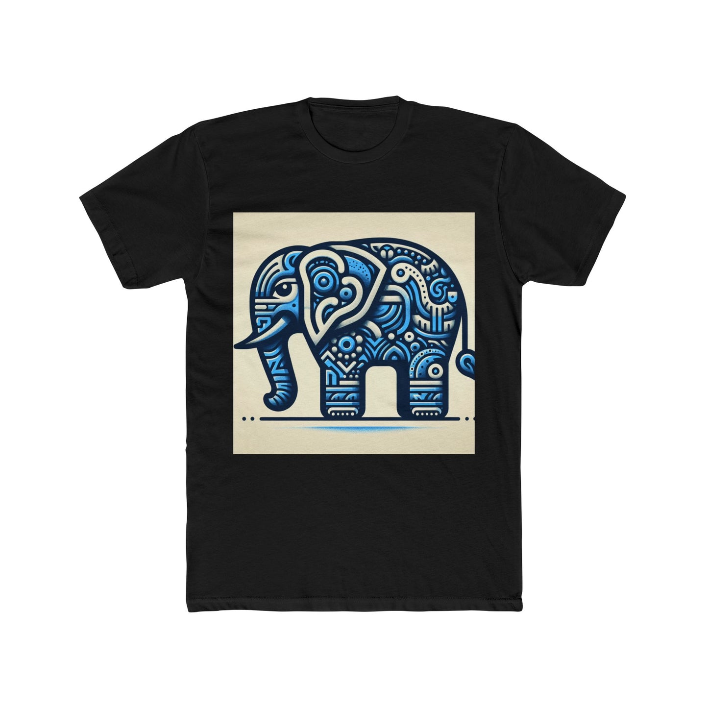 animal graphic blue unisex t-shirt – premium cotton tee for men & women, stylish & comfortable casual wear