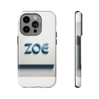 Vibrant 3D Lettering Phone Case in Blue Design for Stylish Protection Compatible with iPhone 13, 14, 15 & 16 – all models including Pro, Pro Max & Plus