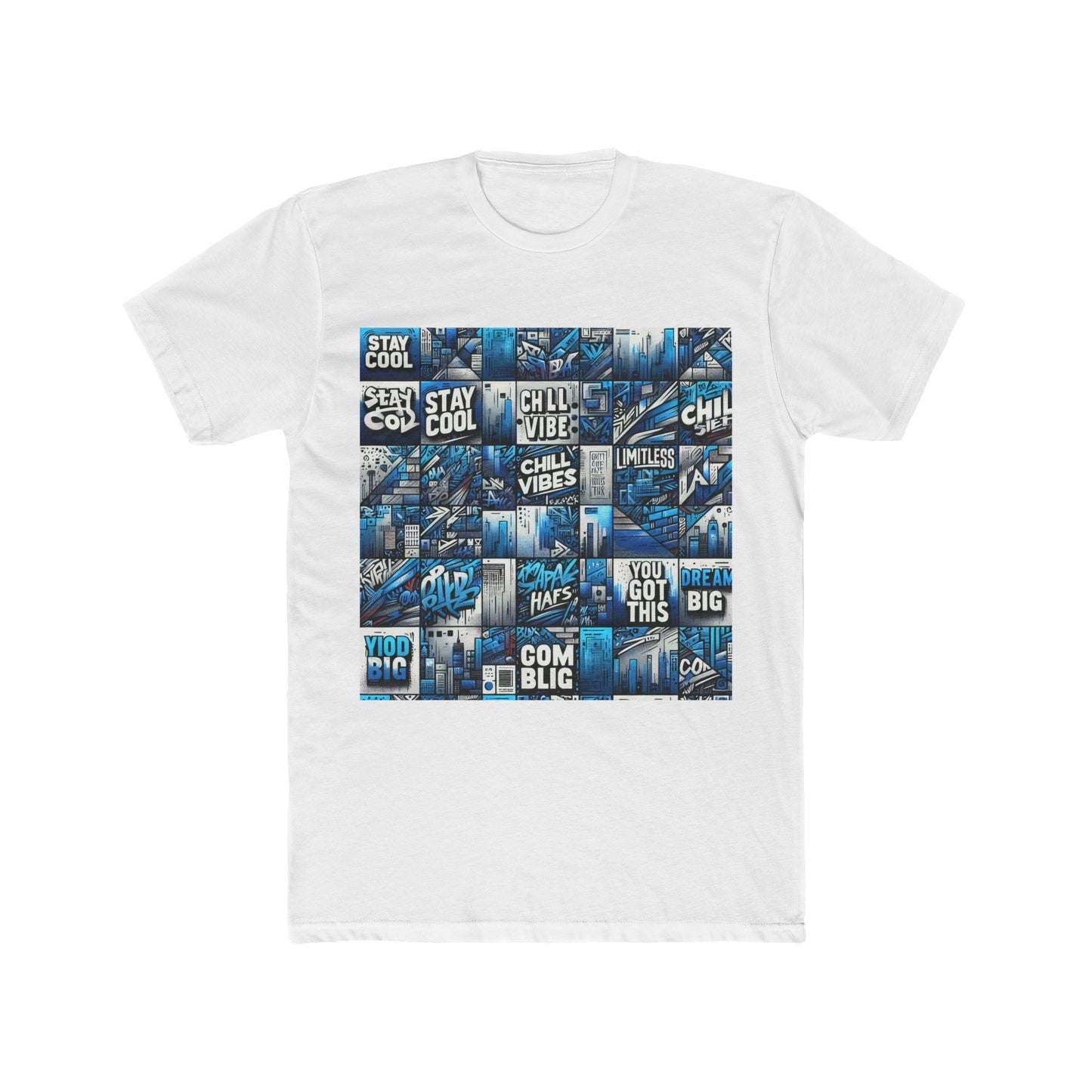 aesthetic blue unisex t-shirt – stylish premium cotton tee for men & women, comfortable everyday wear