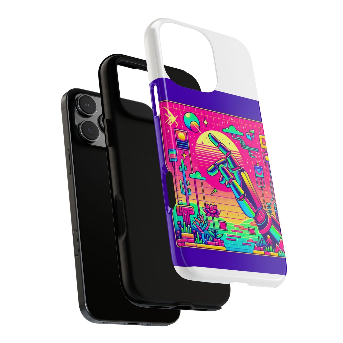touch grass technician 3d wrap protective phone case