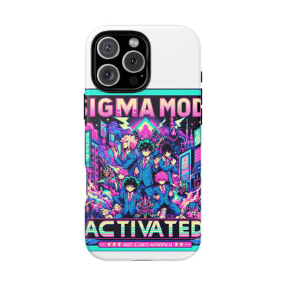 Vibrant Sigma Mode Activated Protective Phone Case for Anime Lovers, 3D Wrap Design, Durable TPU Silicone, UV Protected, Stylish Drop Protection, Gift for Friends