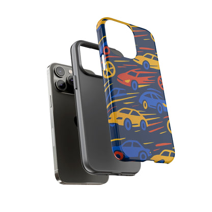 Vibrant 3D Car Design Protective Phone Case for Smartphones Stylish Accessory for Expressive Individuals Compatible with iPhone 13, 14, 15 & 16 – all models including Pro, Pro Max & Plus