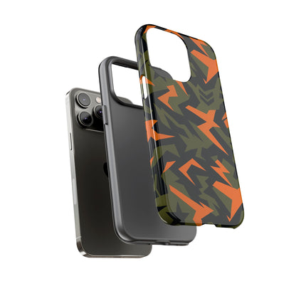 Military Camouflage 3D Wrap Protective Phone Case for Bold Expression and Unique Style Compatible with iPhone 13, 14, 15 & 16 – All Models Including Pro, Pro Max & Plus