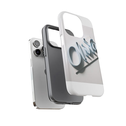 Vibrant 3D Blue Name Phone Case for Stylish Protection – Unique Accessory for Self-Expression Compatible with iPhone 13, 14, 15 & 16 – all models including Pro, Pro Max & Plus