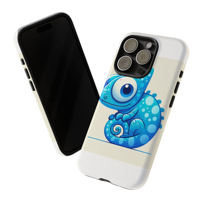 Vibrant 3D Cartoon Chameleon Phone Case for Adults and Teens Stylish Protection Compatible with iPhone 13, 14, 15 & 16 – All Models Including Pro, Pro Max & Plus