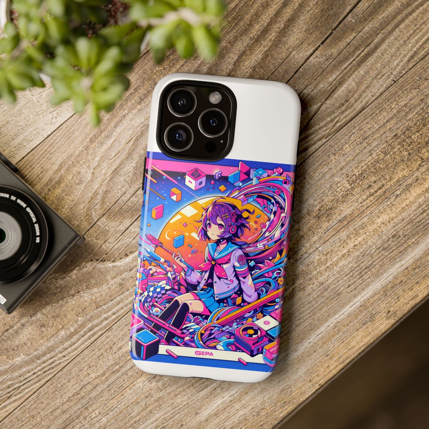 skibidi system update 3d wrap protective phone case for anime and comic fans, durable shock absorption, uv protected, glossy or matte finish