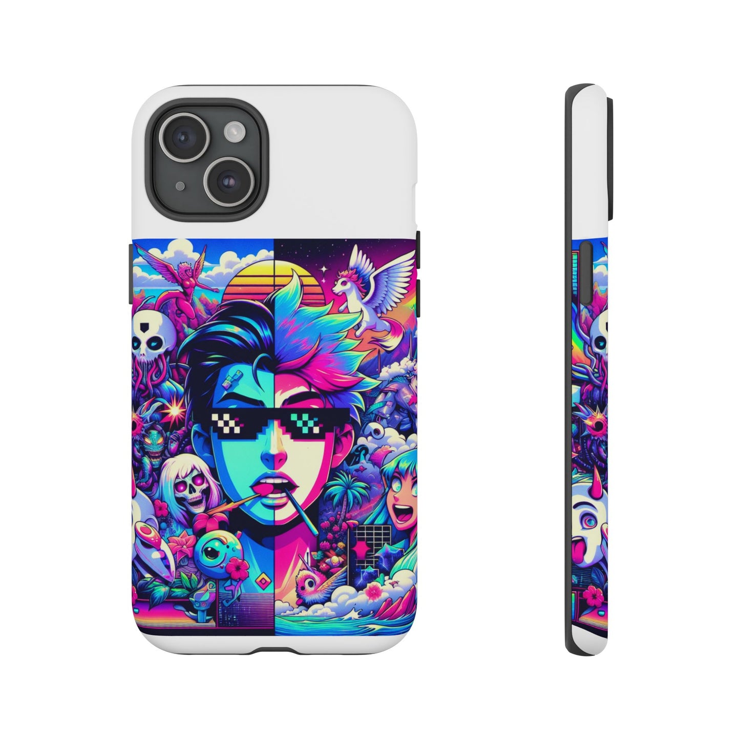 skibidi on sight protective phone case for anime lovers