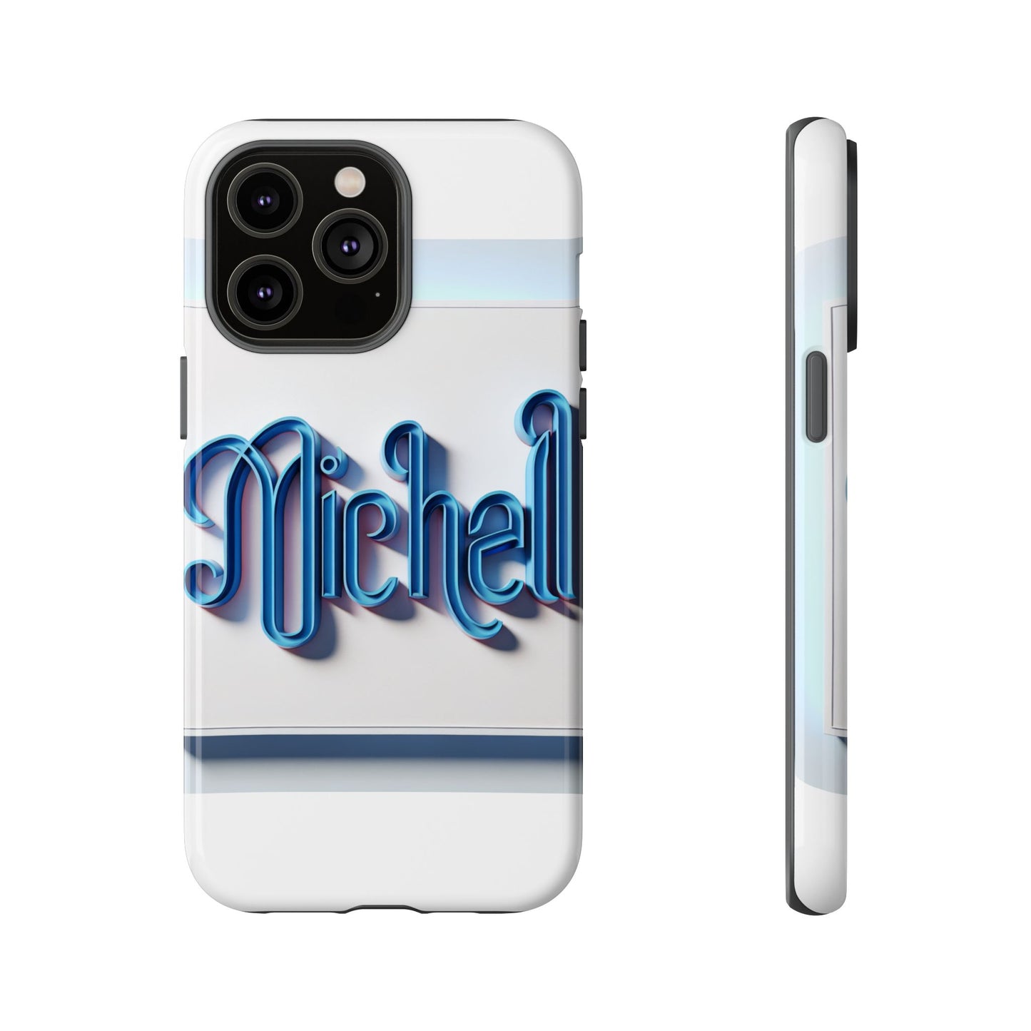 vibrant 3d glossy phone case in retro blue design stylish protection accessory compatible with iphone 13, 14, 15 & 16 – all models including pro, pro max & plus