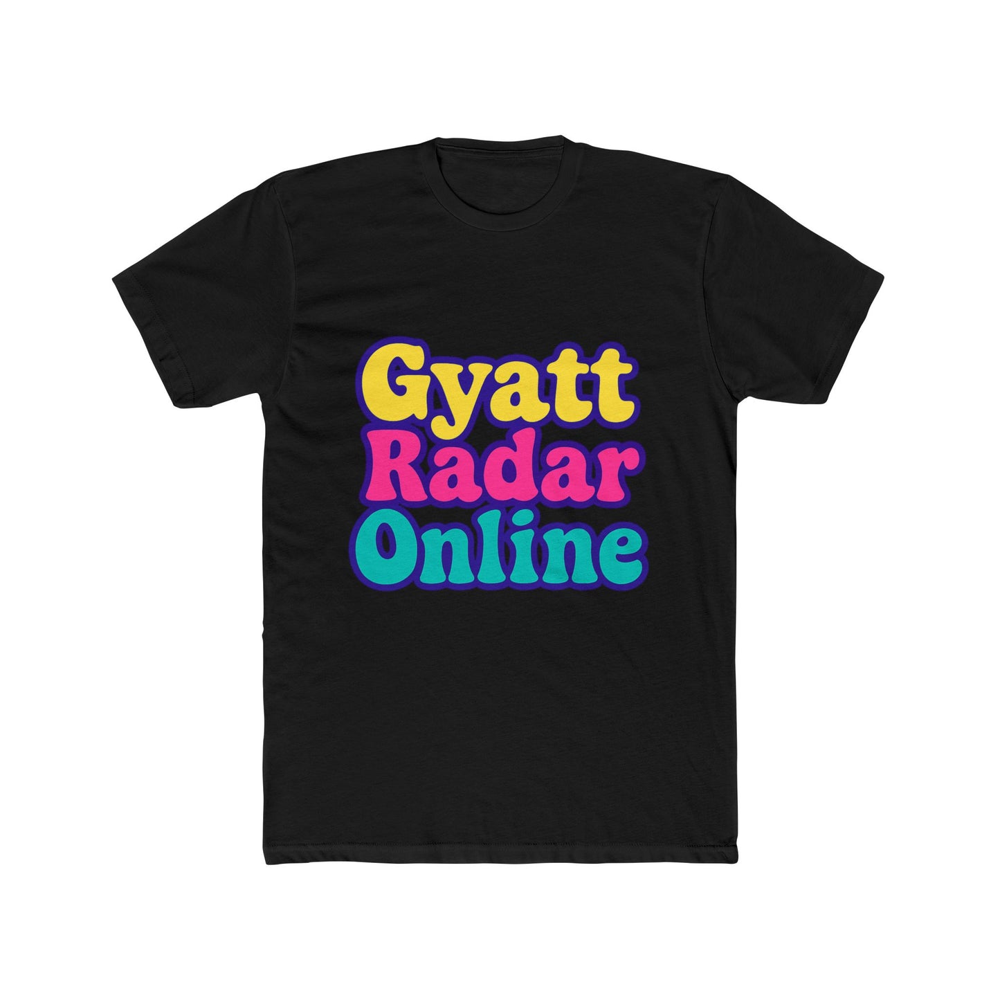 gyatt radar online alphabet multicolor unisex t-shirt – vibrant design for everyone, comfortable casual wear, unique gift idea