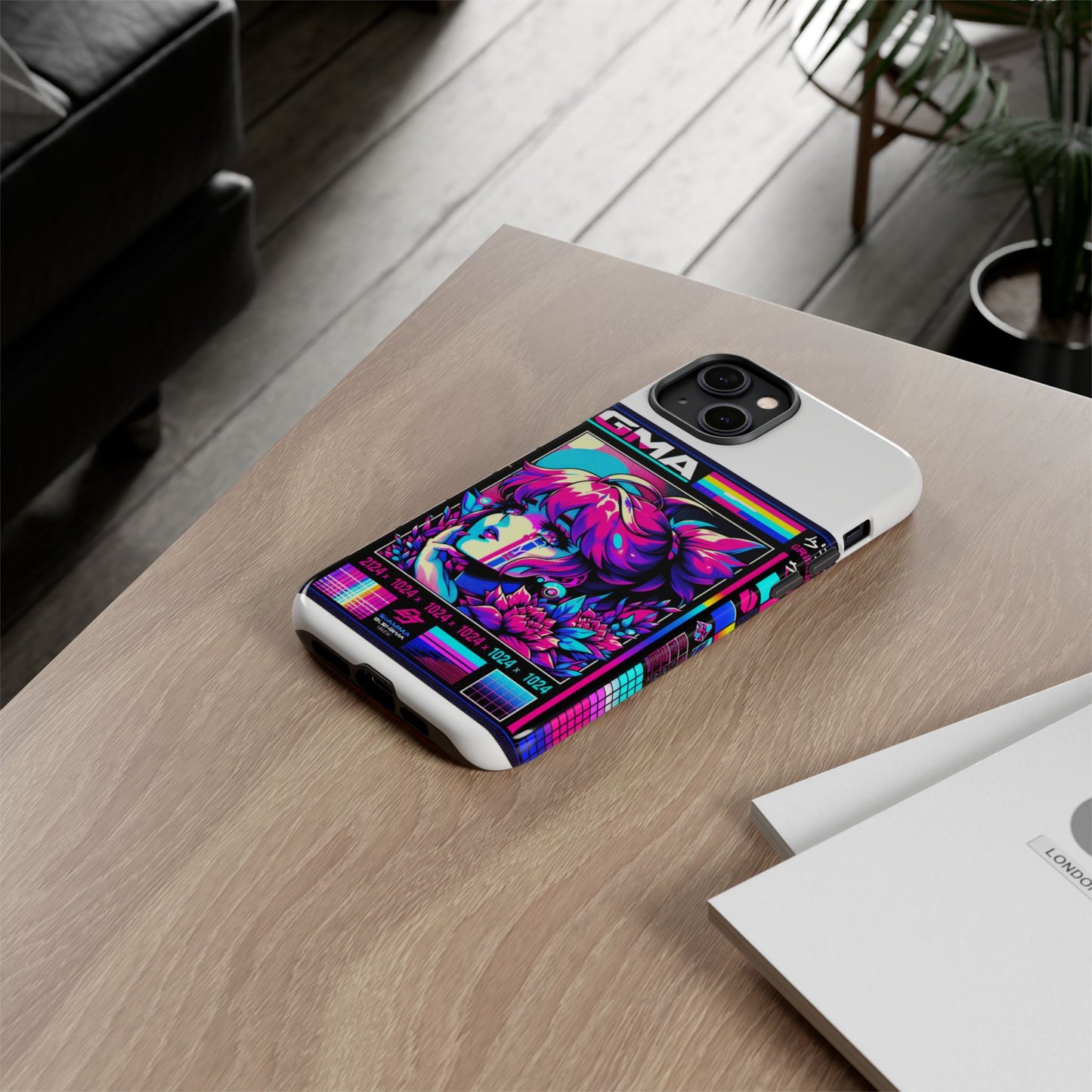 sigma grindset 3d wrap protective phone case for anime lovers, durable shock absorption, uv protected, stylish accessory for unique self-expression