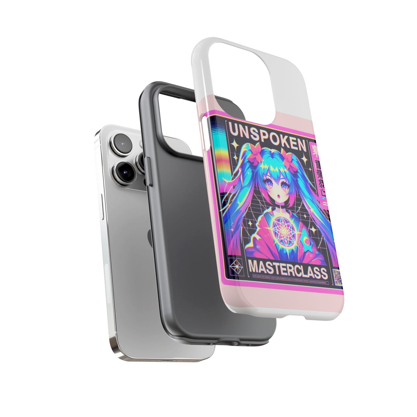 unspoken riz masterclass 3d protective phone case for anime lovers