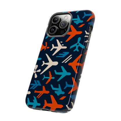 Vibrant Aviation Themed Protective Phone Case with 3D Wrap Design – Unique Style and Durable Protection – Compatible with iPhone 13, 14, 15 & 16 – All Models Including Pro, Pro Max & Plus